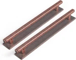 Antique Copper Cabinet Handles 2 Pack, 5" Drawer Pulls With Backplate. Fixed Price $99.99.