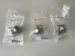 Amerock BP1950-G10 Cabinet/drawer Knobs. Solid Brass-set Of 3-SATIN Finish. New. Fixed Price $14.00.