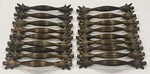 Lot Of 18 Belwith Keeler West Indies Blonde Antique 3/4" Cabinet Handle Pulls. Fixed Price $29.99.