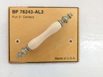 Vintage Amerock BP76243-AL3 Brass 3"CC Cabinet Bar Pull Handle W/ Almond Center. Fixed Price $5.65.