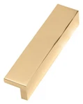 Alno A960-6-PB/NL Tab Unlacquered Solid Brass 6.5" Long Finger Cabinet Pull. Fixed Price $39.89.