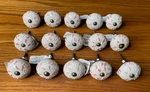 Drawer Knobs Pink White Ceramic Floral Flower Cabinet Dresser Pulls Lot Of 15. Fixed Price $49.99.
