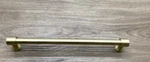 Signature Hardware 8" 441712 Solid Cabinet Pull - Polished Brass, Read. Fixed Price $9.99.