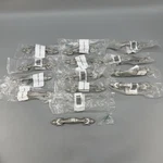 Lot Of 13 Gliderite 3.5" Deco Cabinet Drawer Pull 4116-SN-1 Satin Nickel. Fixed Price $29.99.