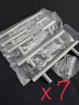 Lot Of Probrico Drawer Pulls 3.75" Pack Brushed Nickel PD201HSS96 New. Fixed Price $23.39.