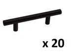 *20* Franklin Brass Solid Bar 3 In. (76 Mm) Matte Black Cabinet Drawer Pulls. Fixed Price $24.99.