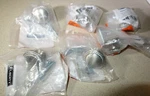 6 Liberty Contempo 1-1/8" Inch Satin Nickel Rope Edge Cabinet Drawer Knob. Fixed Price $17.00.