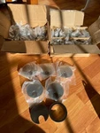 Lot Of 44 Hafele Metal Desk Top Wire Manager Grommets # 117.31.436. Fixed Price $49.99.