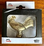 Staub Animal Knob Gold Chicken Design Cast Iron Lid Handle Replacement Kitchen. Fixed Price $132.95.