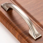 3 Inch Screw Spacing Brushed Nickel Footed Arch Pulls Kitchen Cabinet Handles.... Fixed Price $31.51.