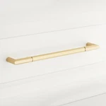 Signature Hardware 6" Lunata Solid Brass Cabinet Pull - Satin. Fixed Price $12.15.