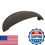 Amerock Cup Pulls 2-1/2 Inch (64MM) Center-to-center Matte Black Cabinet. Fixed Price $59.36.