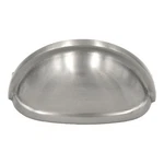 Keeler Power & Beauty K443 Satin Nickel 3"CC Solid Brass Cabinet Cup Pull. Fixed Price $16.08.