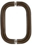 Crl Oil Rub Bronze 6" Back-to-back Solid Brass 3/4" Diameter Pull Handles Witho. Fixed Price $72.40.