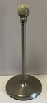 Umbra Greco P. Modern Design Paper Towel Holder Nickel Heavy W/ Marble Screwtop. Fixed Price $17.50.