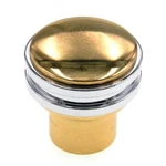 Fki Hardware Period Brass Solid Chrome 1/4" Two Tone Cabinet Knob C145. Fixed Price $12.42.