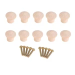 Dophee 10PCS Mini Wood Cabinet Knobs, Round Single Hole Drawer Pulls For. Fixed Price $13.05.
