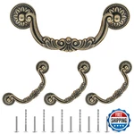 Moicstiy 4PCS 5 Inch Hole Center Vintage Drop Bail Drawer Pull Handles Antique. Fixed Price $20.77.