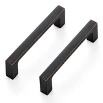 Ravinte 15 Pack Solid 3-1/2 Inch Square Cabinet Handles Oil-rubbed Bronze Pull. Fixed Price $24.00.