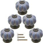 Yusheng 5 Pack Vintage Ceramic Pumpkin Cabinet Knobs Kitchen Drawers .... Fixed Price $21.68.