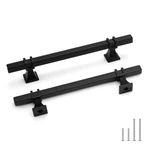 Goldenwarm 10 Pack 5 Inch Black Cabinet Pulls Zinc Alloy Matte .... Fixed Price $48.68.
