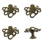 Lldynw 4 Pcs Octopus Drawer Knobs Creative Shape Single Bronze. Fixed Price $18.28.