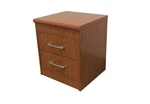 Hodedah Two Drawer Contemporary Wooden Nightstand Cherry Finish. Fixed Price $95.43.