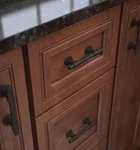 Franklin Brass 10 Pack Matte Black Cabinet Handles Adjustable Drawer Pulls 1-3/8. Fixed Price $35.00.