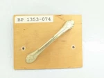 Vintage Amerock Sterling Brass 3"CC Arch Pull Cabinet Handle BP1353-O74. Fixed Price $9.45.