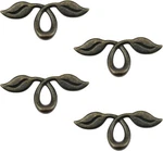 Morobor Pack 4" Vintage Style Leafy Drawer Pull, Bronze Green. Fixed Price $22.29.