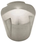 3/4" Palladium Caree Round Knob Stainless Steel. Fixed Price $7.01.