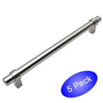 *5 Pack* Satin Nickel Euro Style Cabinet Bar Pulls #161-192SN. Fixed Price $25.85.
