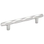 (2) Amerock St. Vincent 5 1/16" (centers) Cabinet Knob Handle Pull-pol. Chrome. Fixed Price $28.00.