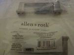 Allen+roth 7.62 Cm 9.5 Drawer Or Cabinet Pulls Satin Nickel Finish (6X). Fixed Price $20.00.