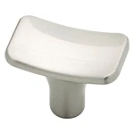(12 Pack) (as-is) 1" Retro Sloped Rectangle Knob Satin Nickel. Fixed Price $50.04.