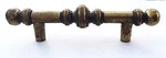 Brass Mid Century Modern Drawer Pull Antique Hardware Cabinet Handle 3" Centers. Fixed Price $59.95.