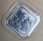 1OZ .9999 Fine Silver Britannia And Liberty Square Bar - Us & Royal Mint Collab. Fixed Price $103.94.