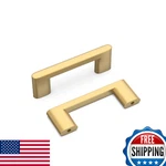 Homdiy 20 Pack Matte Gold 3 Inch Cabinet Pulls Brushed Brass Kitchen Hardware. Fixed Price $53.43.