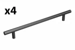 4 X Bar Pulls 7-9/16 Inch 192MM Center-to-center Matte Black Cabinet. Fixed Price $18.03.