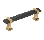 BP36681BMBBGL Amerock Overton 3-3/4 Inch Brushed Matte Black Gold Pull. Fixed Price $135.00.