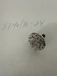 Edgar Berebi Swarovski Crystal Trescott Knob Silver 3/8 Diameter #8146. Fixed Price $69.99.
