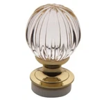 Baldwin 4313 1-1/5 Inch Diameter Crystal And Brass Round Knob From The. Fixed Price $45.00.