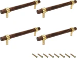 Drawer 6.69"/170MM Pulls Brass Walnut Kitchen Wardrobe Cabinet Hardware Han. Fixed Price $34.99.