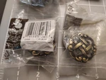 Lot Of 7 Belwith (hickory) Hardware Antique Brass Cabinet Knob Pull P126-AB. Fixed Price $14.99.
