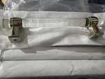 Amerock BP36655CPN Glacio Center Bar Cabinet Pull Clear Polished Nickel, Pack. Fixed Price $100.00.
