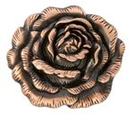 Western Lodge Cabin Kitchen Decor Antique Copper Rose Drawer Pulls (6). Fixed Price $29.95.
