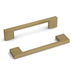 Haliwu 6 Pack Cabinet Handles 3-3/4 Inch Hole Center Champagne Bronze. Fixed Price $13.86.