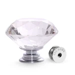 Czc Home 25 Pcs Diamond Crystal Glass Pull Handle Cabinet 40 Mm, Transparent. Fixed Price $40.02.