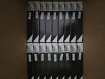 Alno A420-6-PC Block 6" Center Brass Handle Cabinet Pull Polished Chrome 26 Pk. Fixed Price $850.00.