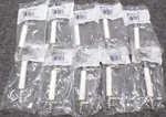Lot Of 10 Amerock BP76242-26W White /polished Chrome Cabinet Pull. Fixed Price $24.99.